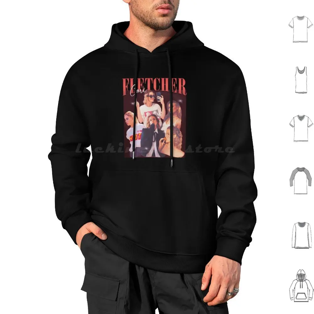 Chemise Cari Fletcher , Cari Fletcher Vintage Hoodie cotton Long Sleeve Chemise Cari Fletcher Cari Fletcher Vintage