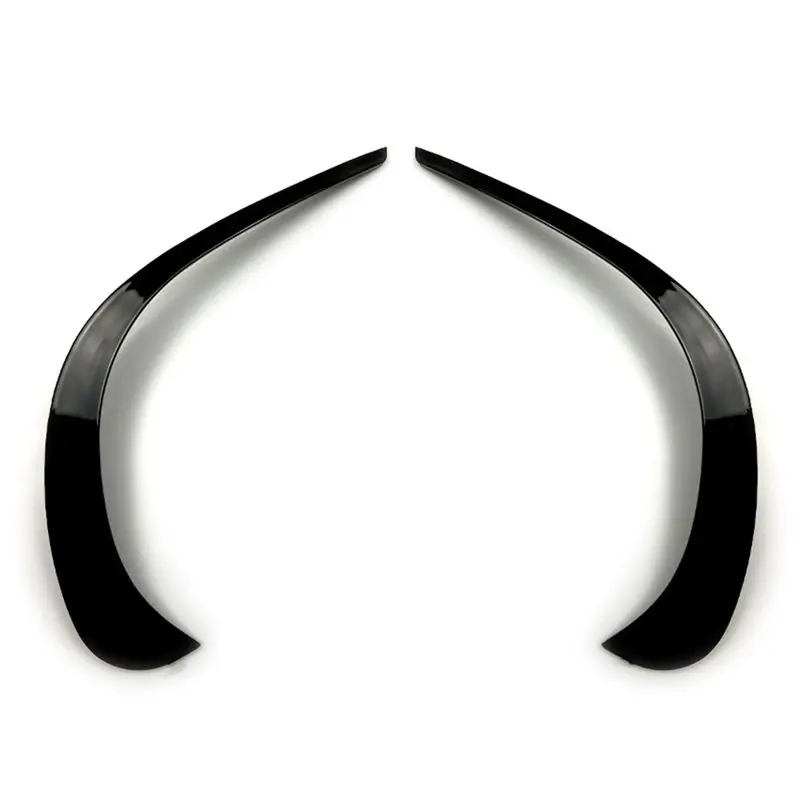 Compatible Car Front Bumper Spoiler Air Vent Outlet ABS Trim Cover for GLC X253 GLC260 GLC300 2020 2021(Black)
