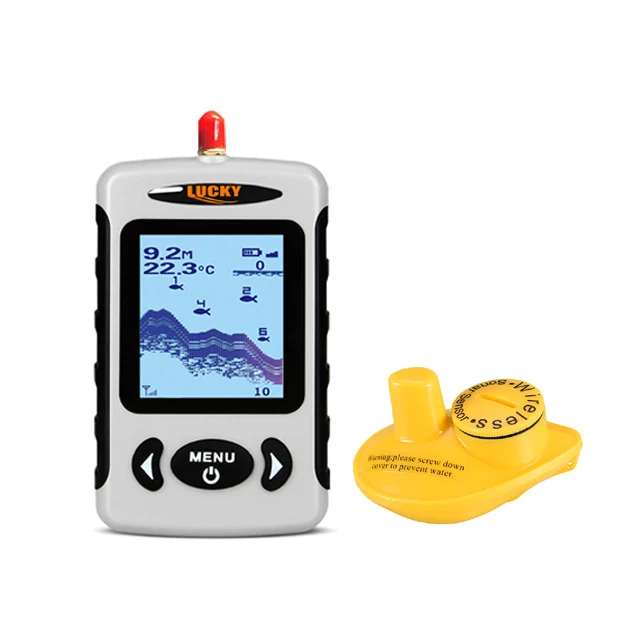 Lucky Fish Finder FF718-W 2.2 Inch Dot-Matrix Display Met Type W Draadloze Sensor