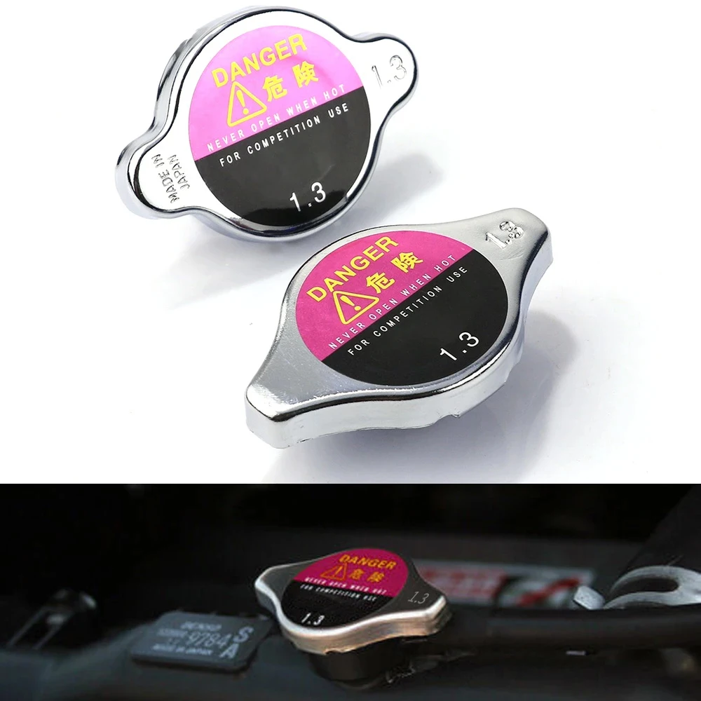 Car Motorcycle Styling Radiator Cap Car Modified Tank Covers Thermo Tank Cover Water Temperature Gauge 0.9/ 1.1 /1.3 Bar