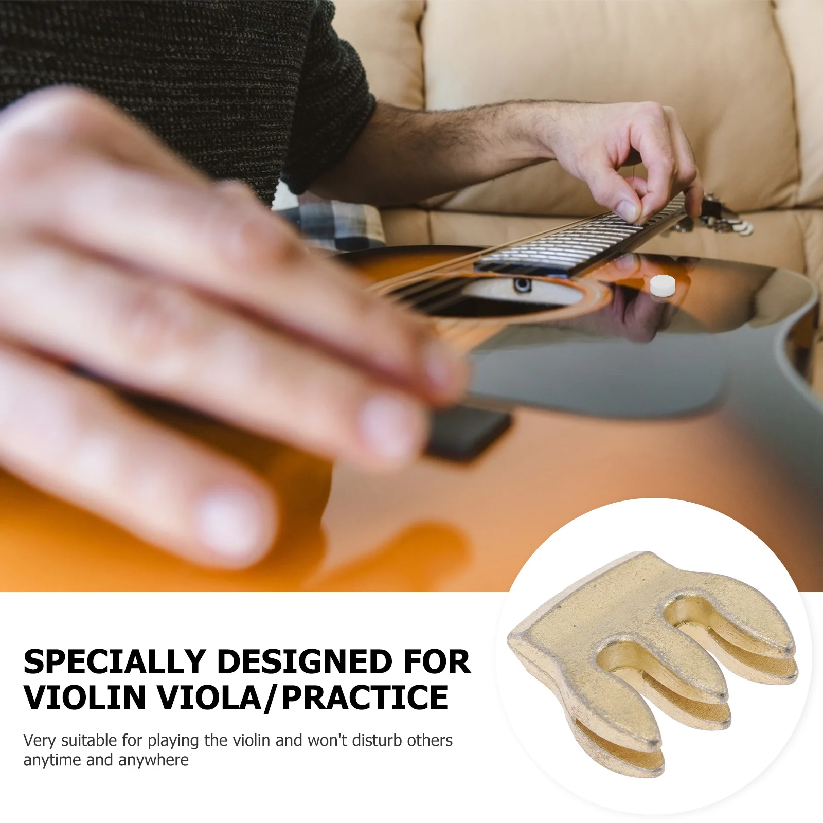 

Violin Mute Metal Fiddle Practice Device Silent Training Durable Violin Sordino Fiddles Silencers Musical Instrument Accessories