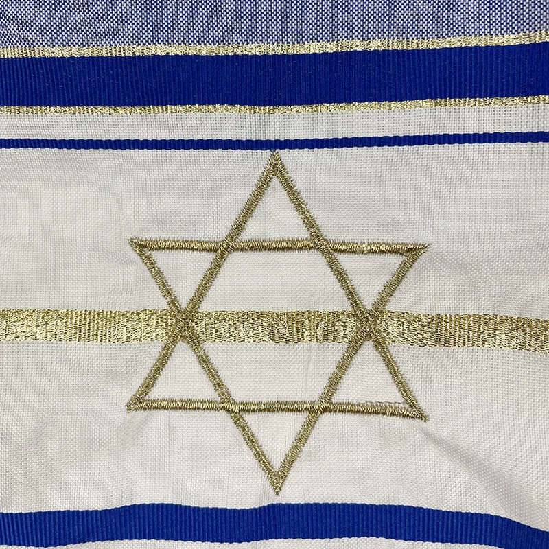 アクリルタリット/タリス用ユダヤ人バッグ (10.6 x 10 インチ) ダビデの星テフィリンバッグ (バッグのみ)