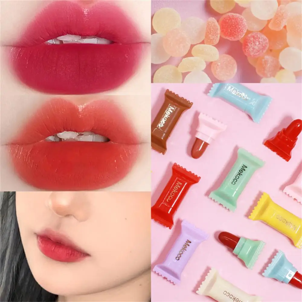 Mini Süßigkeiten matten Lippenstift Set sexy rote Lippen tönung Samt Lippenstifte wasserdicht langlebige Lip gloss Lippenstift Make-up Kosmetik