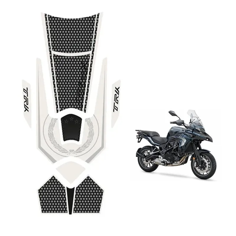 

Для Benelli TRK502 TRK 502 защита бака мотоцикла 3D гелевая наклейка-наклейка-2