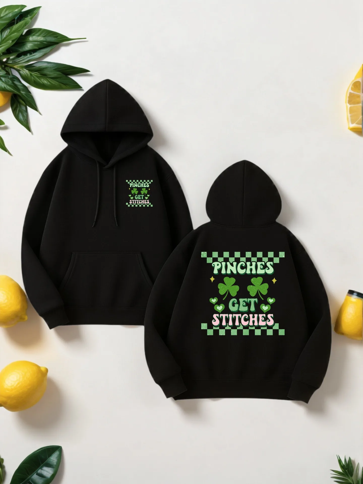 

Мужская толстовка с рисунком, принт Pinches Get Stitches, повседневный уличный стиль, флисовая ткань, для повседневной носки, для мужчин