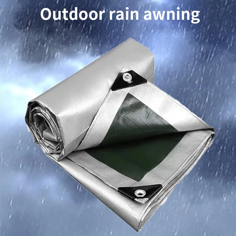 0.32mm Outdoor Waterproof Tarp Cover PE Cover for Garden Shed Boat Car Truck Marquee Pet Dog Kennel 0.32mm