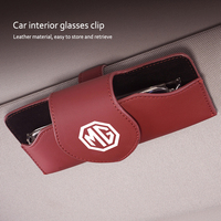 Car Sun Visor Glasses Box Clip Sunglasses Holder Eyeglasses Storage For MG Cyberster MG3 MG5 MG7 MG6 ZS ES5 ONE HS MG4 EV EZS