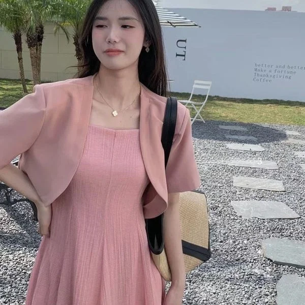

Women's ort Sve Jaet oulder awl Suit Cover up Summer New Sle with ter Dr Outerwear Cardigan V Ne Thin