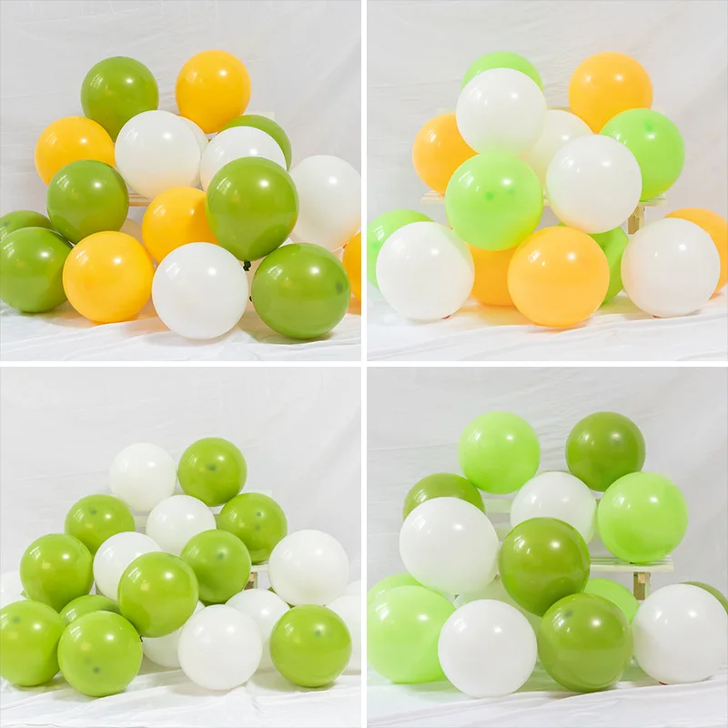 

Retro Olive Green Fruit Green Bean Sand Green Balloon Ins Wind Forest Theme Children's Birthday Party Scene 2025