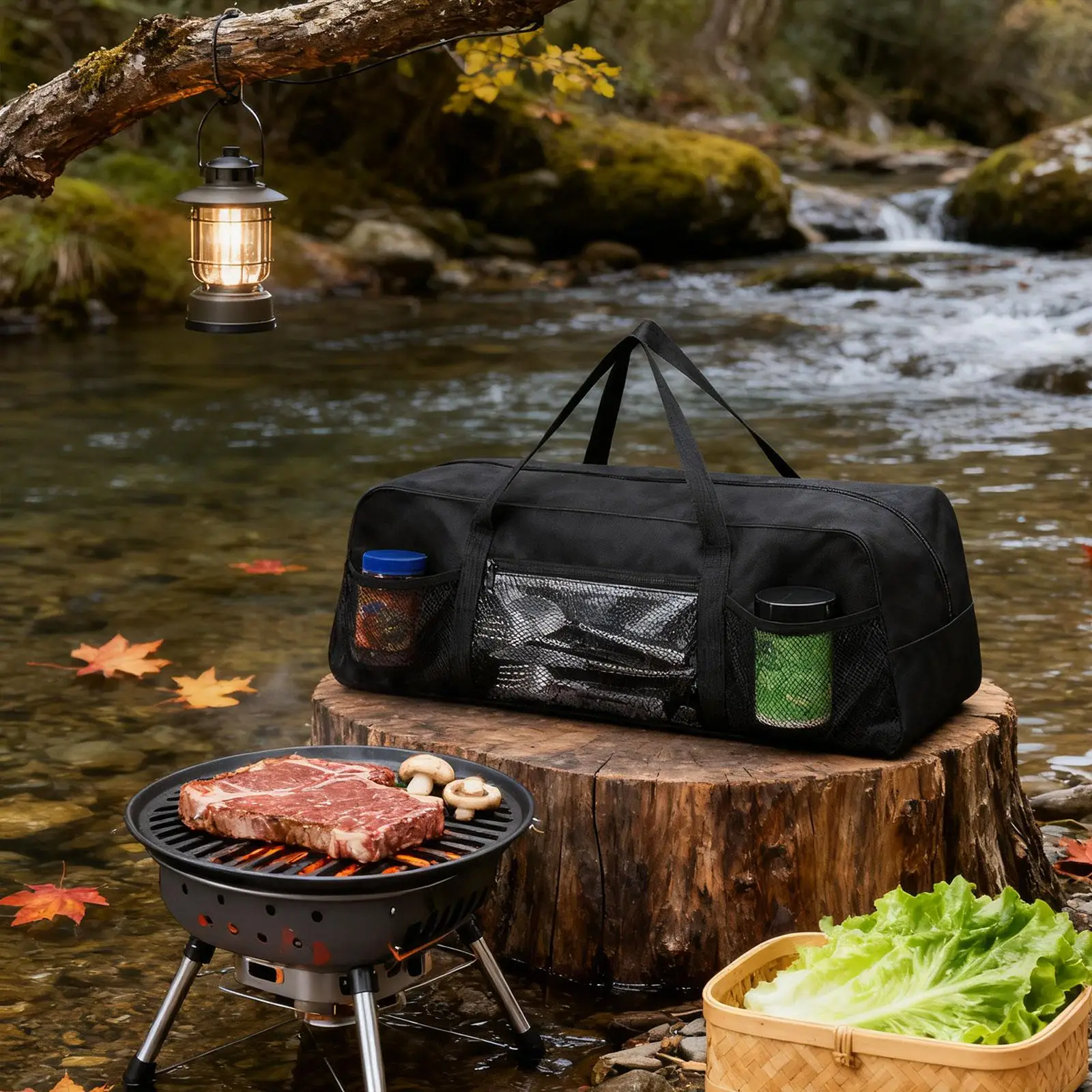 BBQ Accessories Case Container BBQ Tools Storage Bag Grilling Tools Storage
