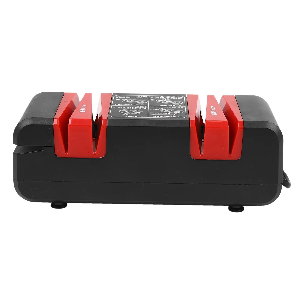 220V Automatic Quick Knife Sharpener Household Electric Knife Cutter Sharpener Stone Magic Knife Sharpener-US Plug