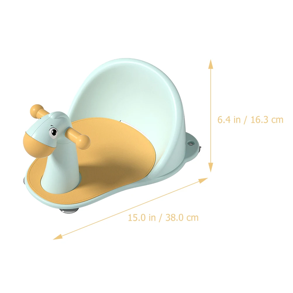 

Baby Bath Seat for Newborn Toddler Shower Tubs Bath Stool Infant Bathtub Chair Safe Comfortable Suction Cups Firmly Attach Tub