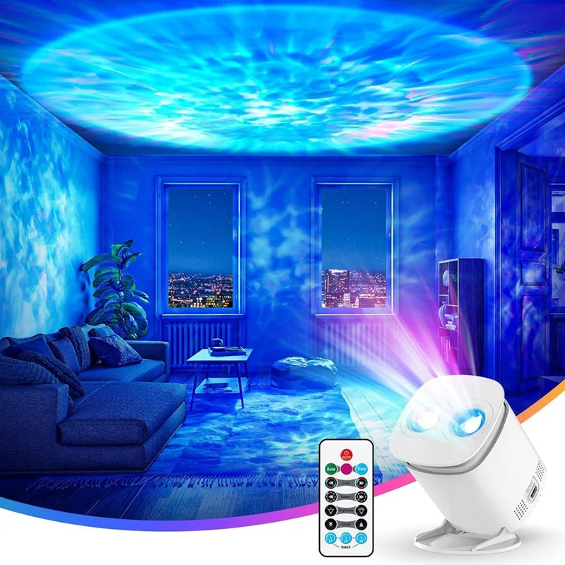 ABSS-Galaxy Projector, Nebula Cloud Lights With Sunset Lamp,Remote Control Galaxy Light, LED Nebula Night Light Projector