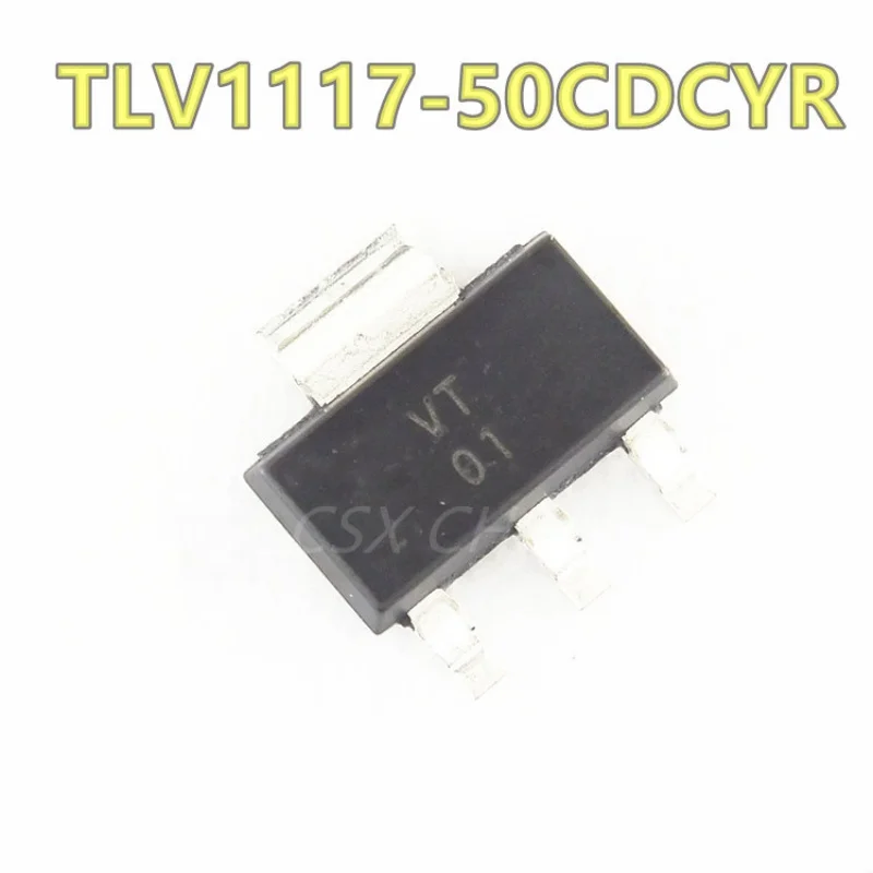 50pcs/lot TLV1117-50CDCYR TLV1117 VT SOT-223 new and original in stock