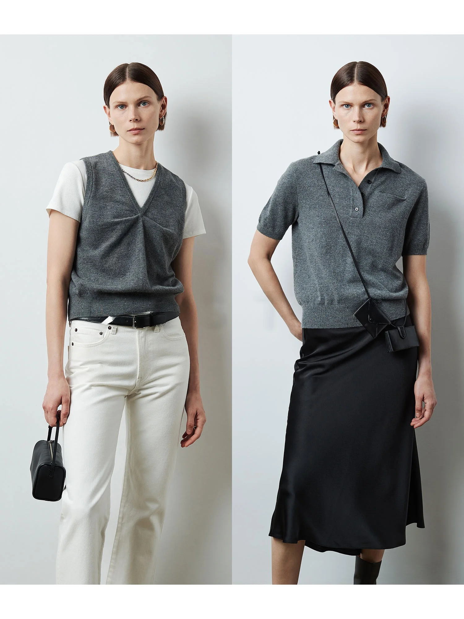 

C'est M Rare Camere irt Vest lectual Sle Simple Commute Loose Fit ort Sve Zipper Closure Color