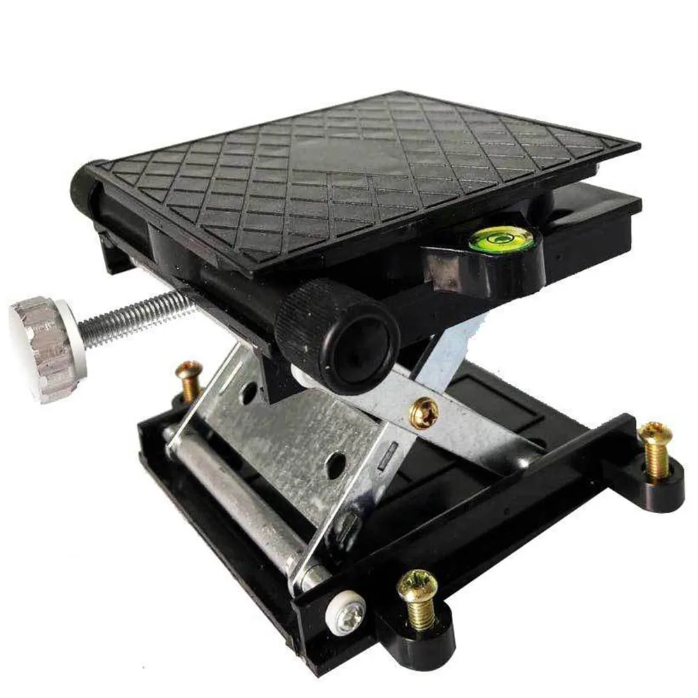Automatic Precision Lab Lift Stand Heavy Black Lifting Platform Aluminum Lab Stand Educational Lab