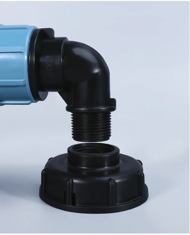 IBC Samb коммеррование Pipa Tangki Air Konektor Air Kebun для Stopkontak Siku Tangki 20/25/32 мм Alat Adaptor Irigasi Peny שנים