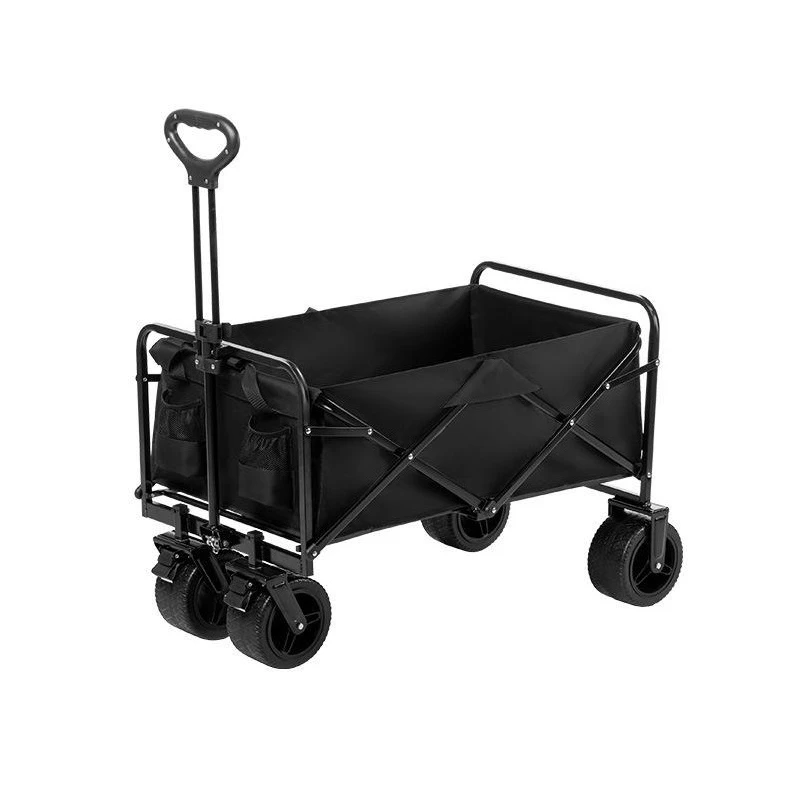 

Camper Car Outdoor Foldable Trolley Picnic Camping Small Trailer Camp Travel Portable Small Cart Stall