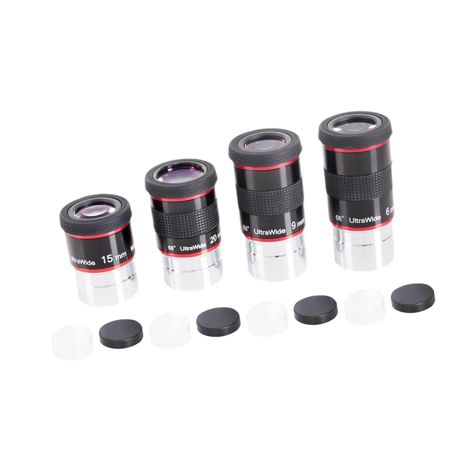 4Pcs Telescopes Eyepiece 68 Degree for Astronomy Gifts Astronomy Lovers