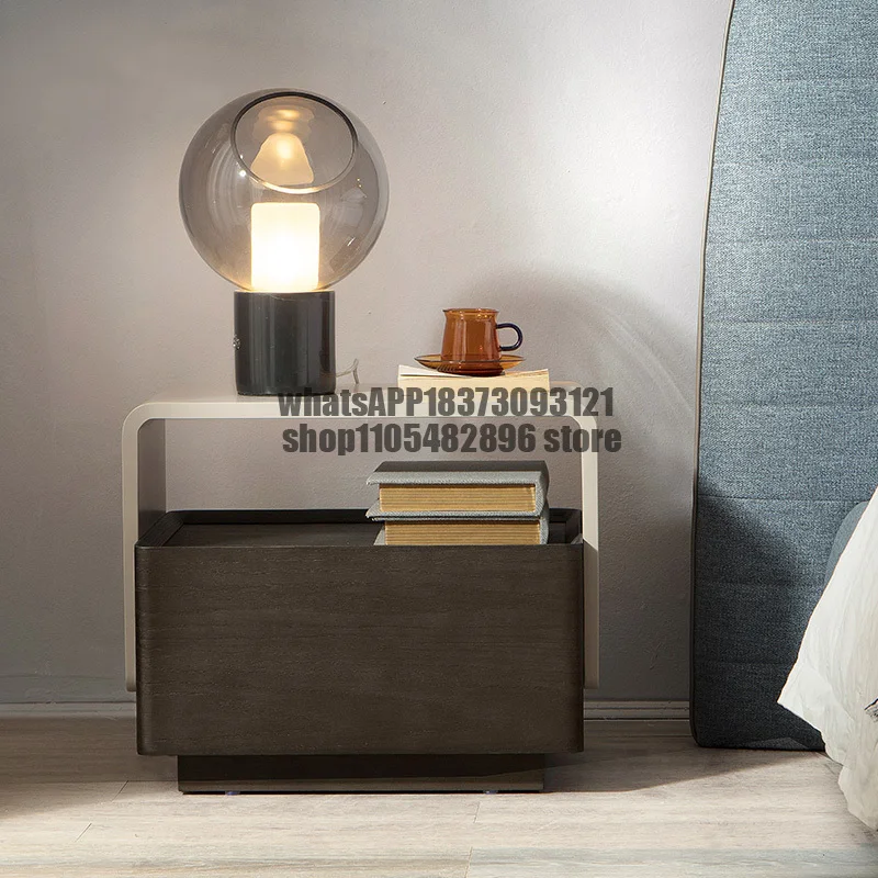 

Cream Wooden Nightstands White Nordic Storage Space Saving Nightstands Modern Cheap Minimalist Szafki Nocne Home Furniture
