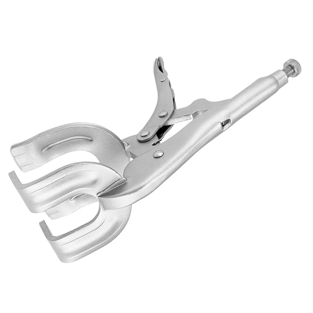 HGHO 9 Inch U-Shaped Welding Locking Pliers Adjustable,Multifunctional Metal Welding Clamp Plier,Quick-Lock Release