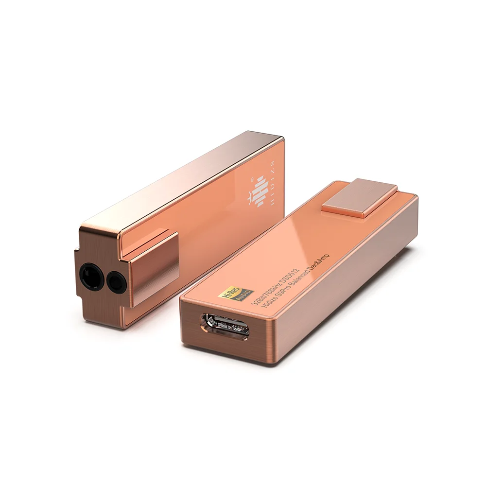 HIDIZS S9 PRO Red Copper Portable Mini HiFi USB C DAC AMP Dongle Softdog Limited Edition Single-ended 3.5mm + Balanced 2.5mm