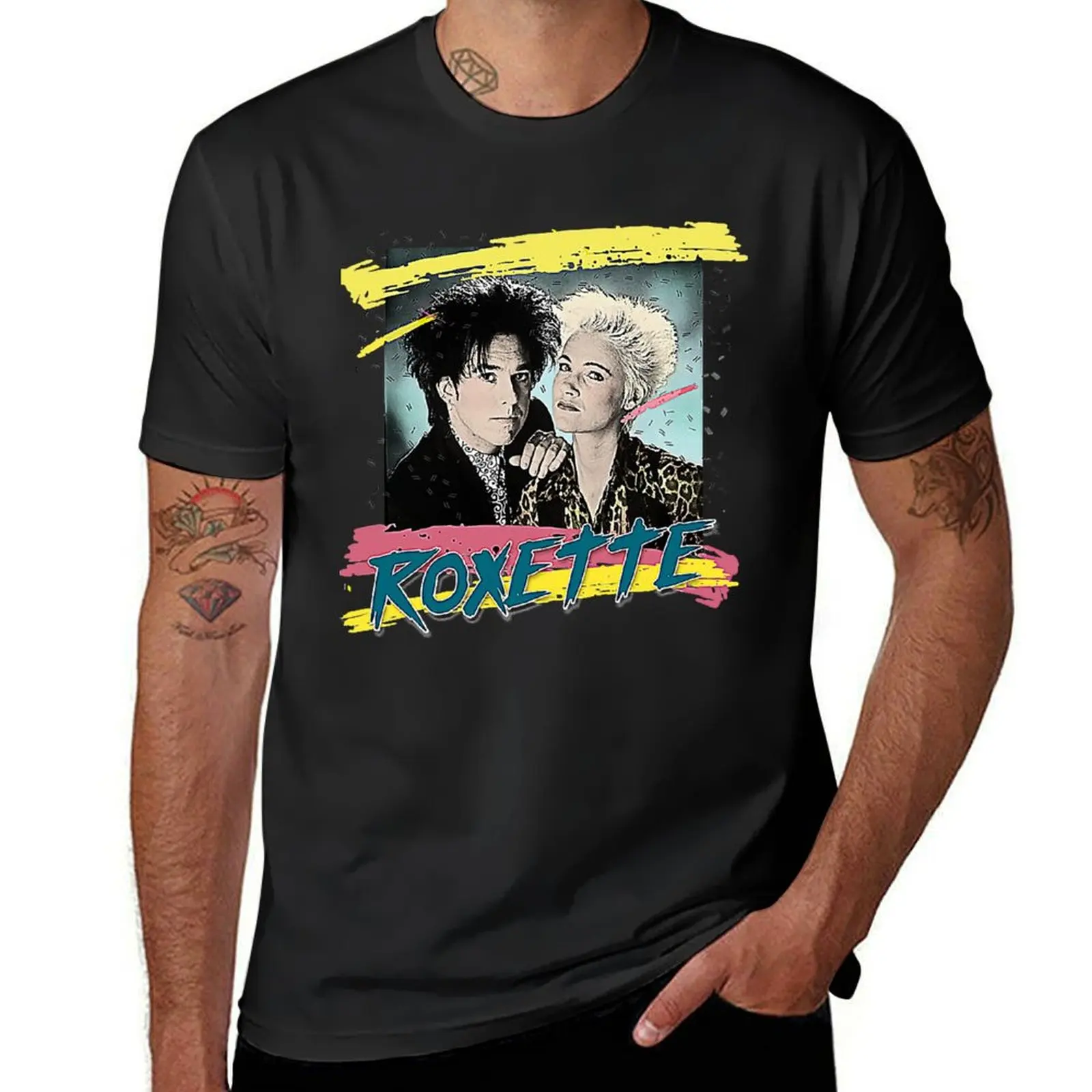 

Roxette For Fans T-Shirt summer tops man t shirt heavyweights black t shirts for men