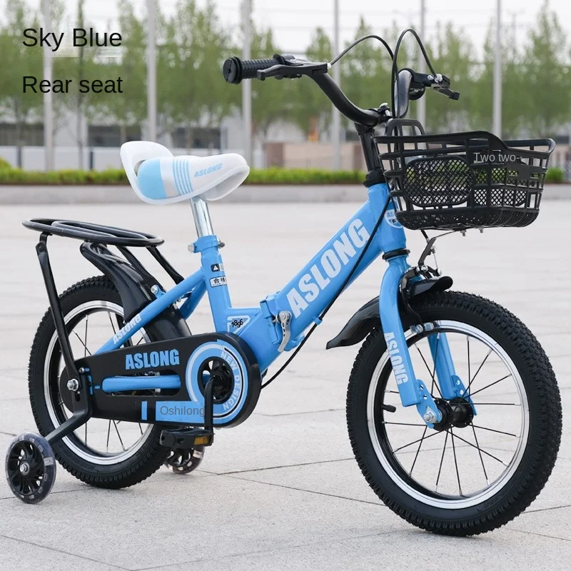 

Children's Bicycle Boys And Girls 2-3-4-6-8-10 Years Old With Auxiliary Wheels Baby Pedal Folding Primary School Student Bicycle