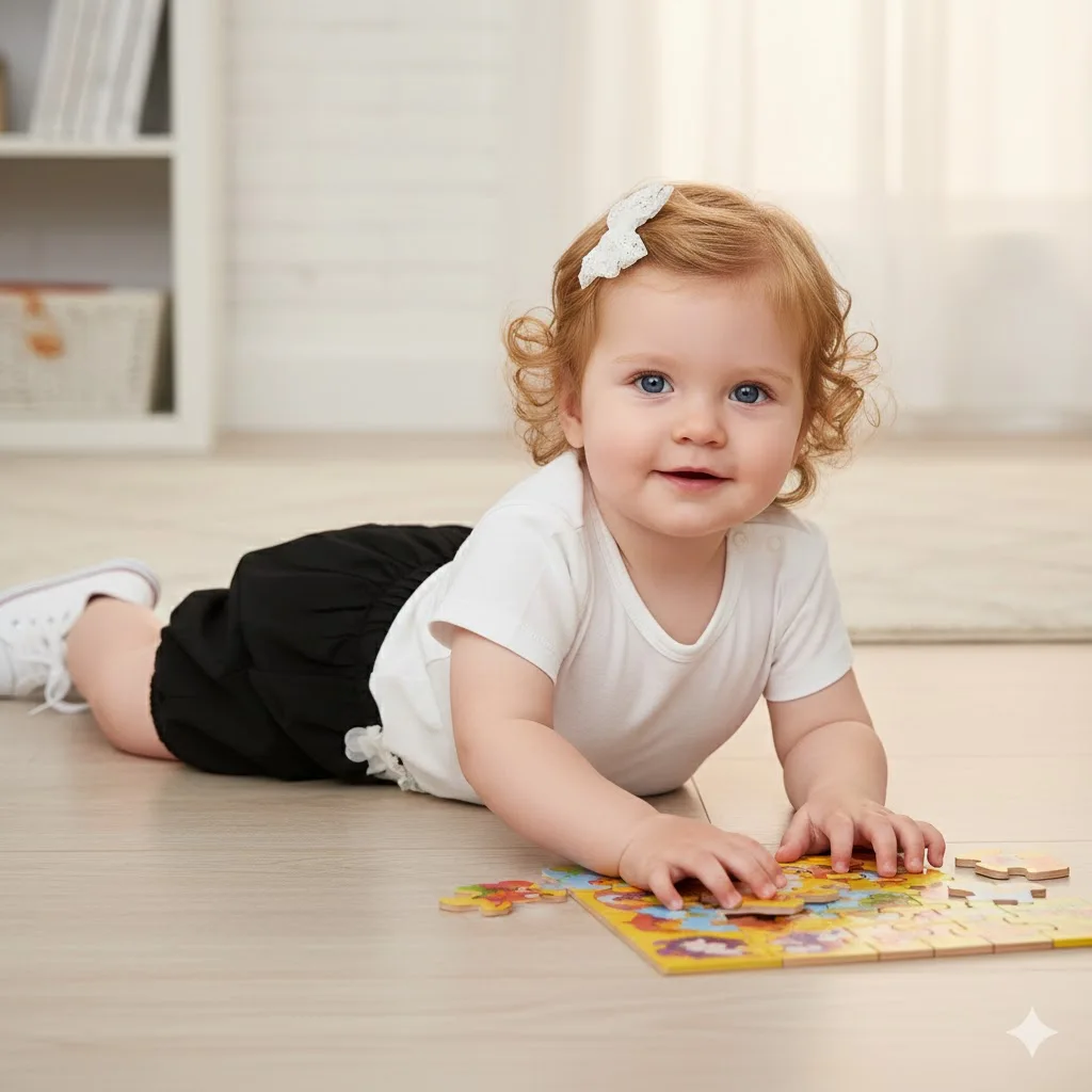 

SeasonSea Summer Shorts for 0-2Y Baby Breathable Short Pants 6-18 Months Kids Toddlers Elastic Cotton Pants for Newborn Girls