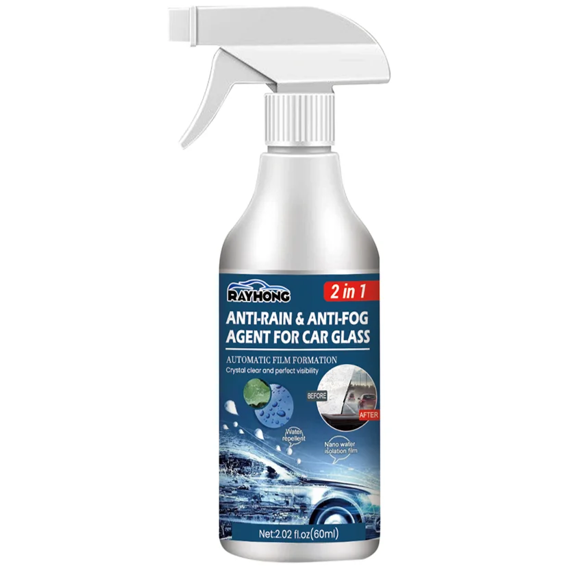 60ML Car Glass Rainproof Coating Agent Clear Easy Apply Water Repellent For Windshield Hydrophobic Coating Clean Car Accessories