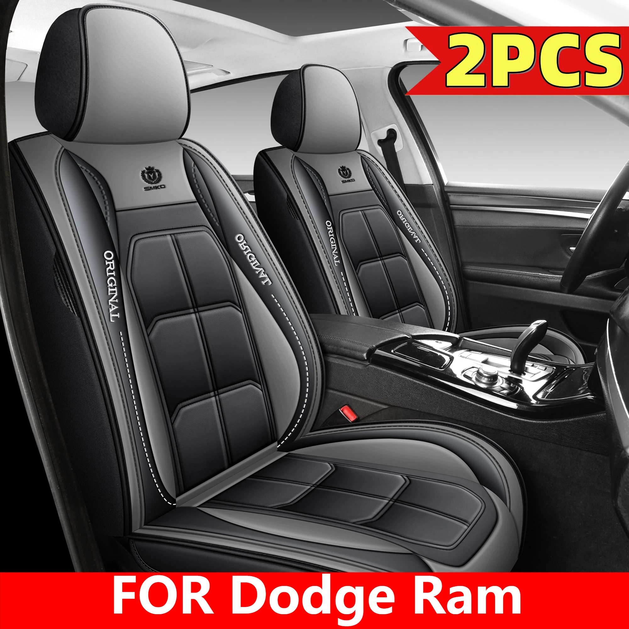

Чехлы на автомобильные сиденья Dodge Ram, мускулистые чехлы на сиденья, полностью покрытая искусственная кожа, водонепроницаемые, износостойкие и мягкие