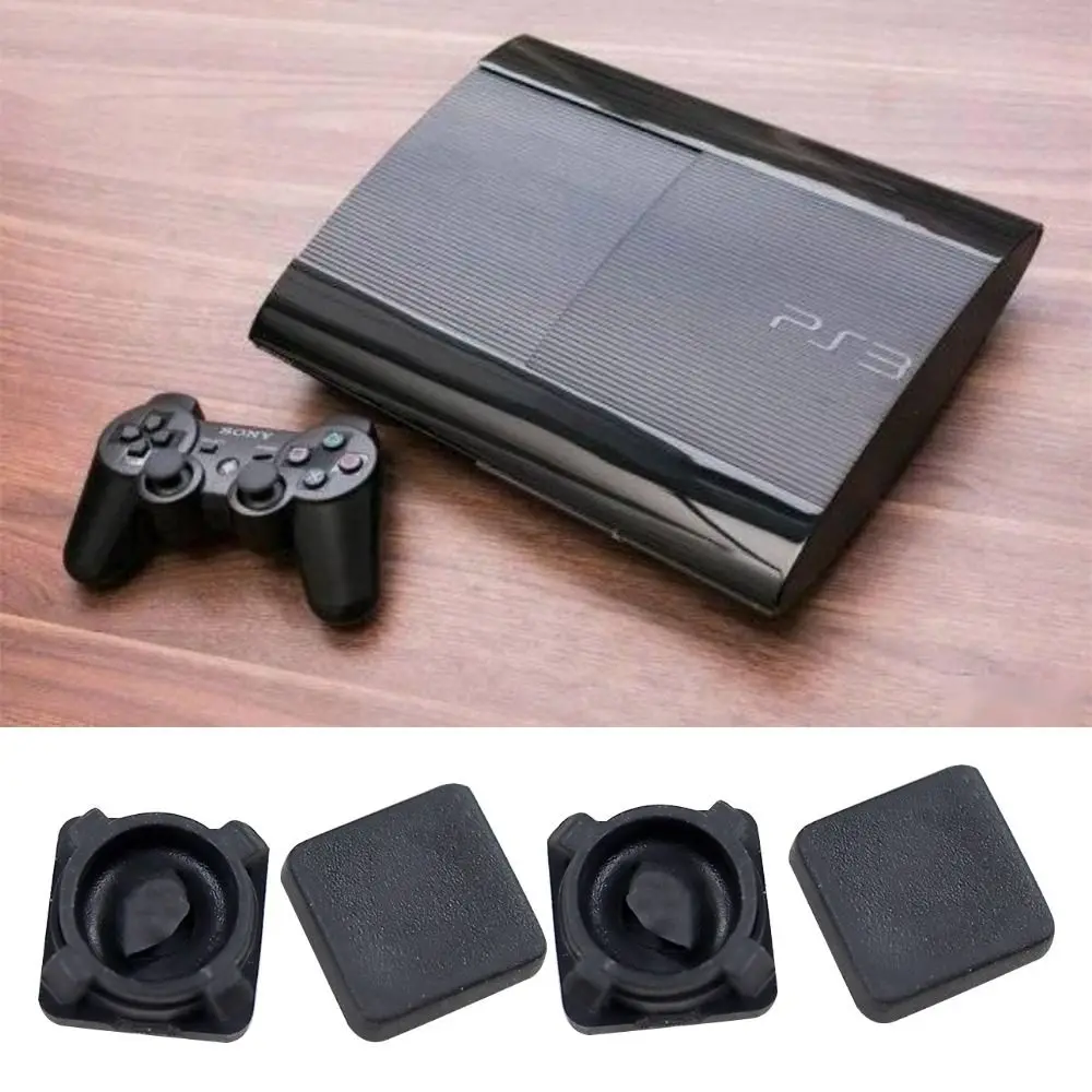 4pcs Replacement Universal Dust Plug Spare Parts Repairing Rubber Feet DIY Screw Cap Cover for PS3 4000