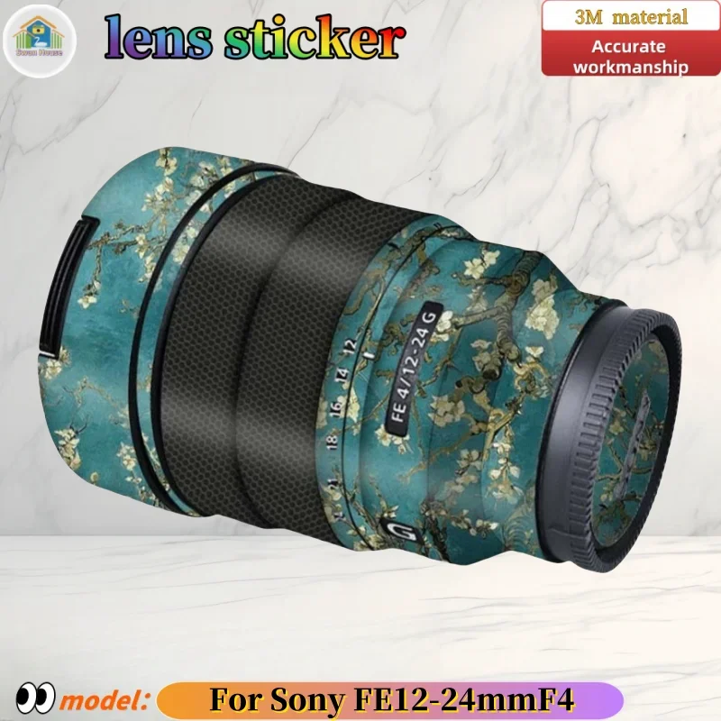 FE1224F4 para Sony FE12-24mm F4 pegatina de lente de cámara, piel DIY, película protectora resistente al desgaste de sastrería de precisión