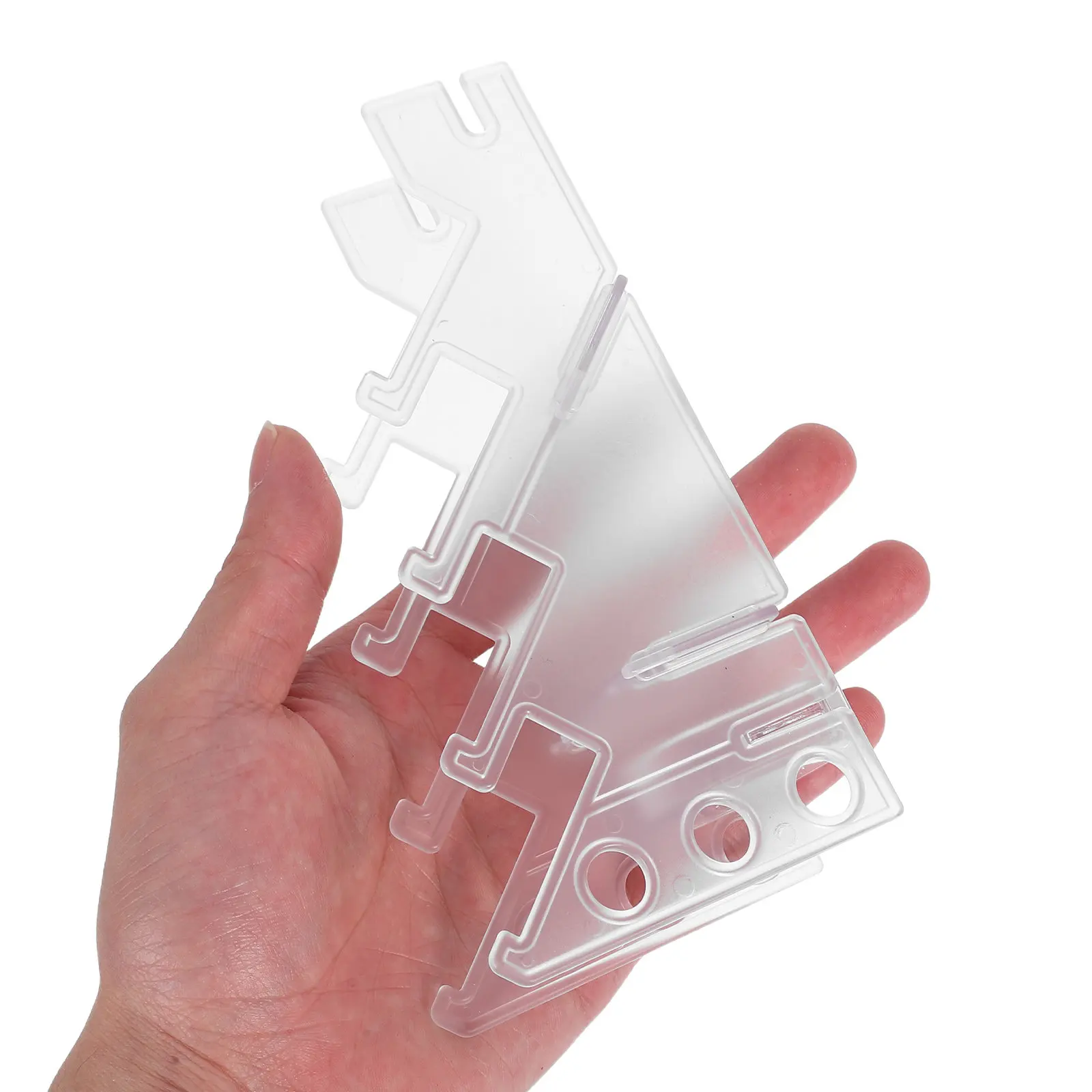 Clear Finger Skateboard Rack Compact Display Stand for Fingerboards Transparent Plastic Storage Rack Easy Assembly Unique Design