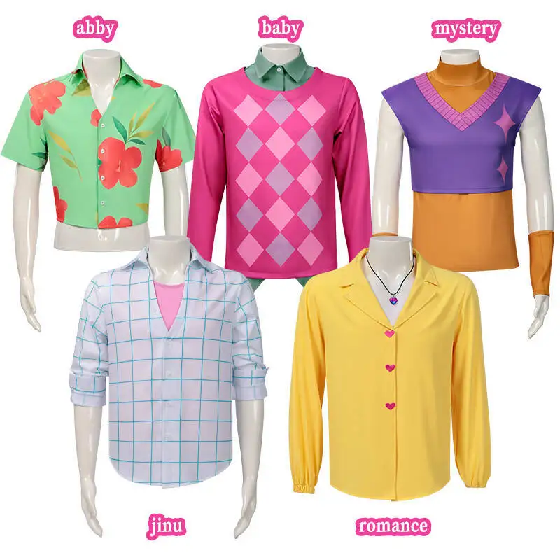 

Anime KPOP Demon Hunter Halloween Cosplay Costume Saga Boys Uniform Blouse Full Set Stage Performance Outfit Party Outfit Men