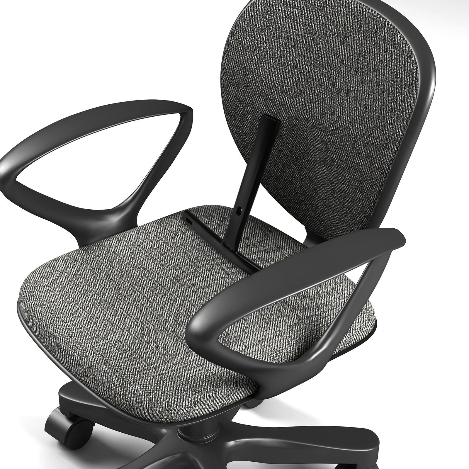 

Office Chair Back Support T Shaped Bar Reclining Chair Part Enhance Stability Comfort Gaming Household Chairs Black