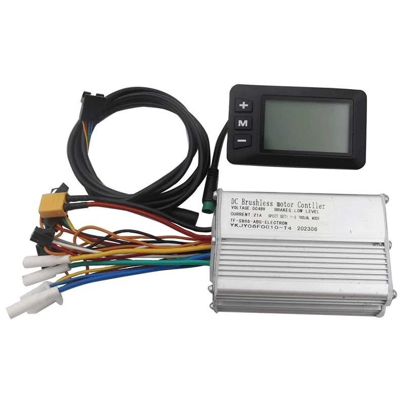 

AU05 -48V21A Intelligent Brushless Controller Electric Scooter Modification Accessories 5-Pin S866 LCD Instrument