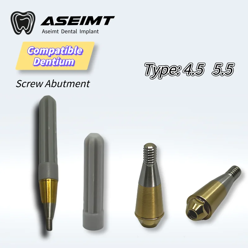 

Dentium Compatible Titanium Dental Abutment Multi-Unit Straight for Full Arch Restoration OEM Custom Abutments Supplier
