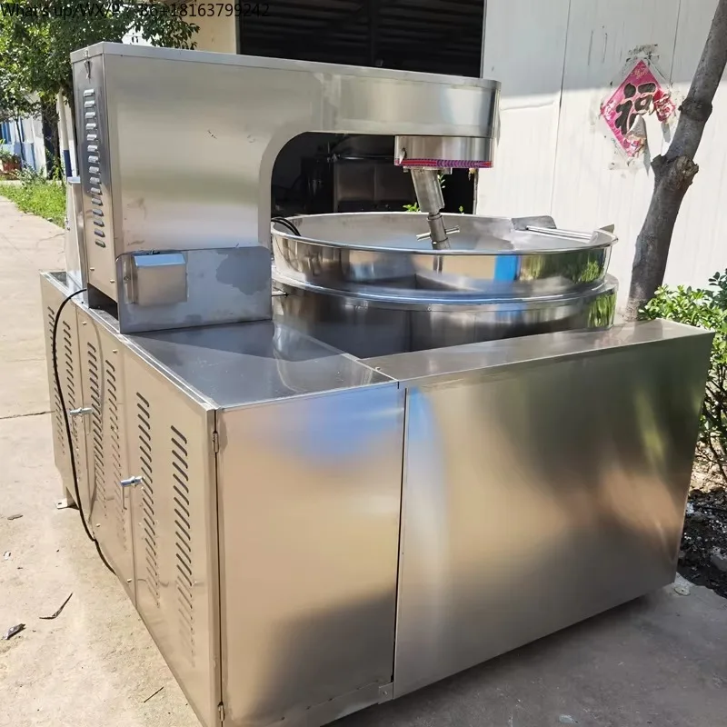 Electric Heating Planetary Stirring Pot Chilli Sauce Cooking Mixer Steam Candy Jacketed Kettle