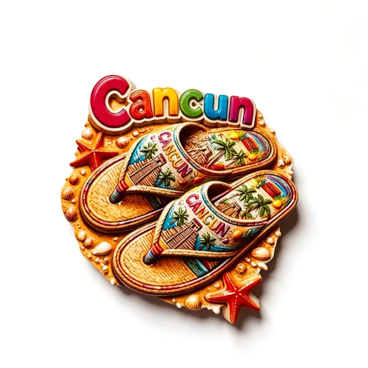 Mexican Tourist Souvenir 3D Resin Fridge Magnet Sombrero Cactus Maya Pyramid Jaguar Corn Decor Refrigerator Magnet Home Ornament