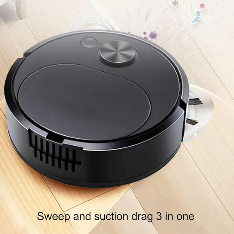 3 In1 Intelligent Sweeping Robot Vacuum Cleaner Low Noise Floor Sweeper Rechargeable Automatic Home Office Vacuum Carpet Cleaner