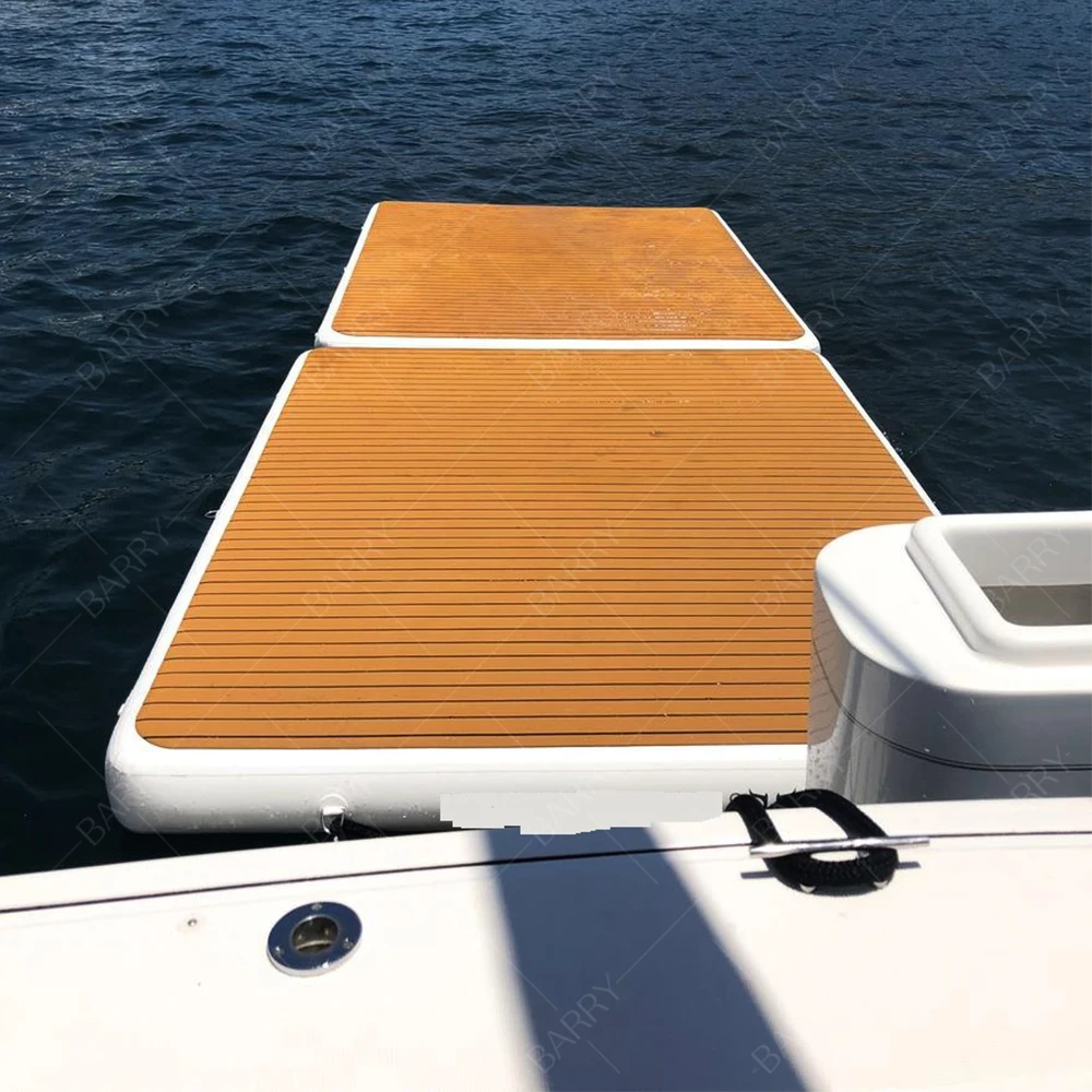 

Hot Sale Pool Floats Floating Dock Platform Water Mat with Drop Stitch Fabric Material