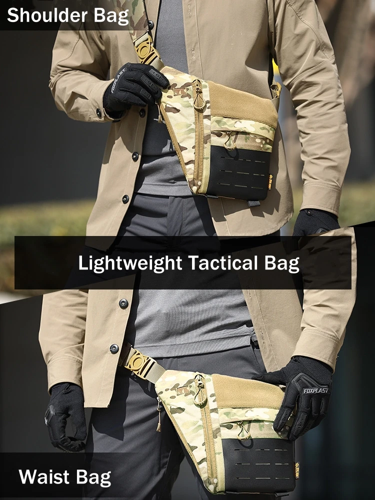 Underarm Tactical Shoulder Waist Bag Lightweight Nylon Molle Pouch Military Combat Backpack Outdoor Sports Chest Bag Tool Pack