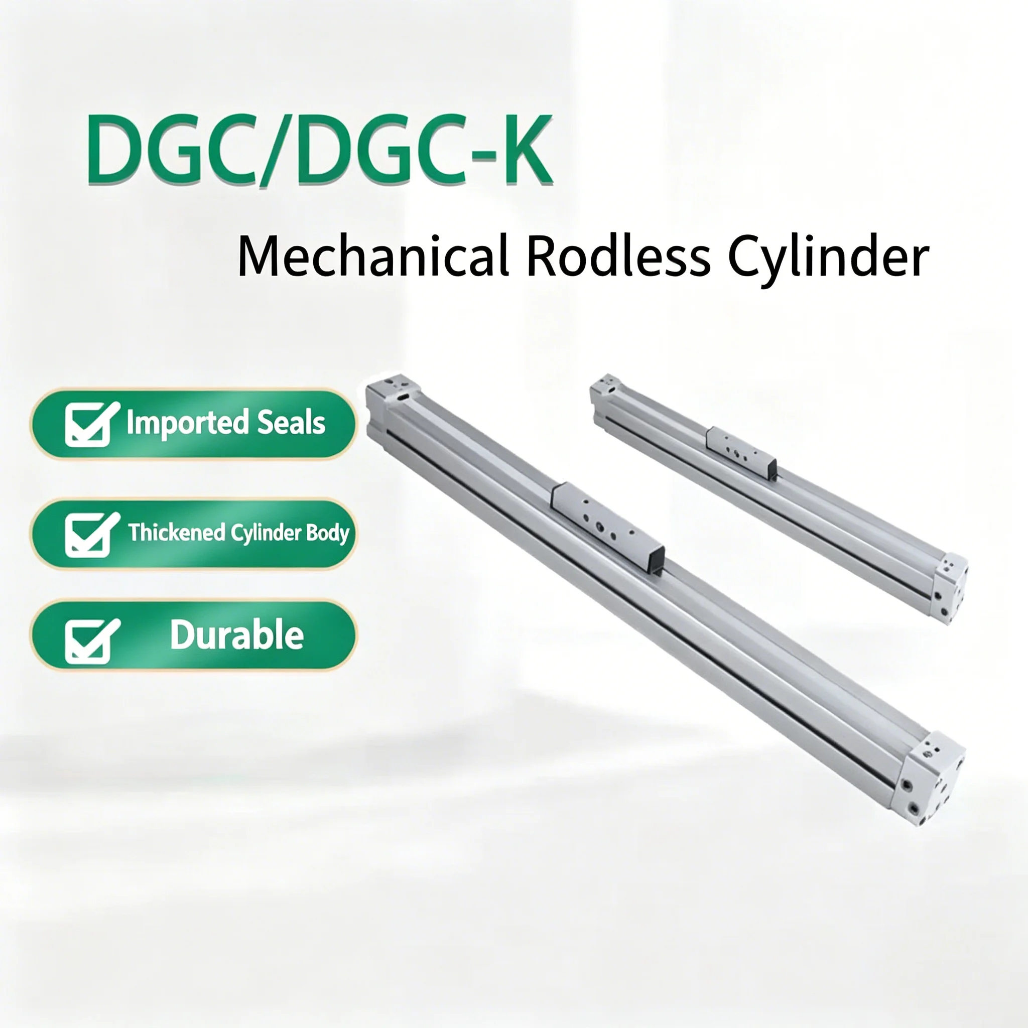 DGP Series Air DGP-32 Stroke 1100 1200 1300 1400 1500mm DGC-32-1100/1200/1300/1400/1500 Pneumatic Rodless Cylinder