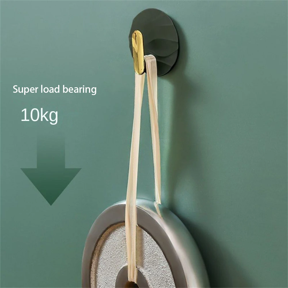 Self Adhesive Wall Hook for Bathroom Door Wall Hook Hanger Non-marking Kitchen Hook Household Wall Towel Hanging Hooks