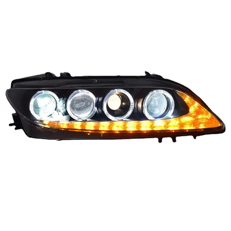 

Auto Headlights LED Angel Eye Day Lights Xenon Headlight Assembly Decoding 2003-2015 M6 Headlight Assembly LED