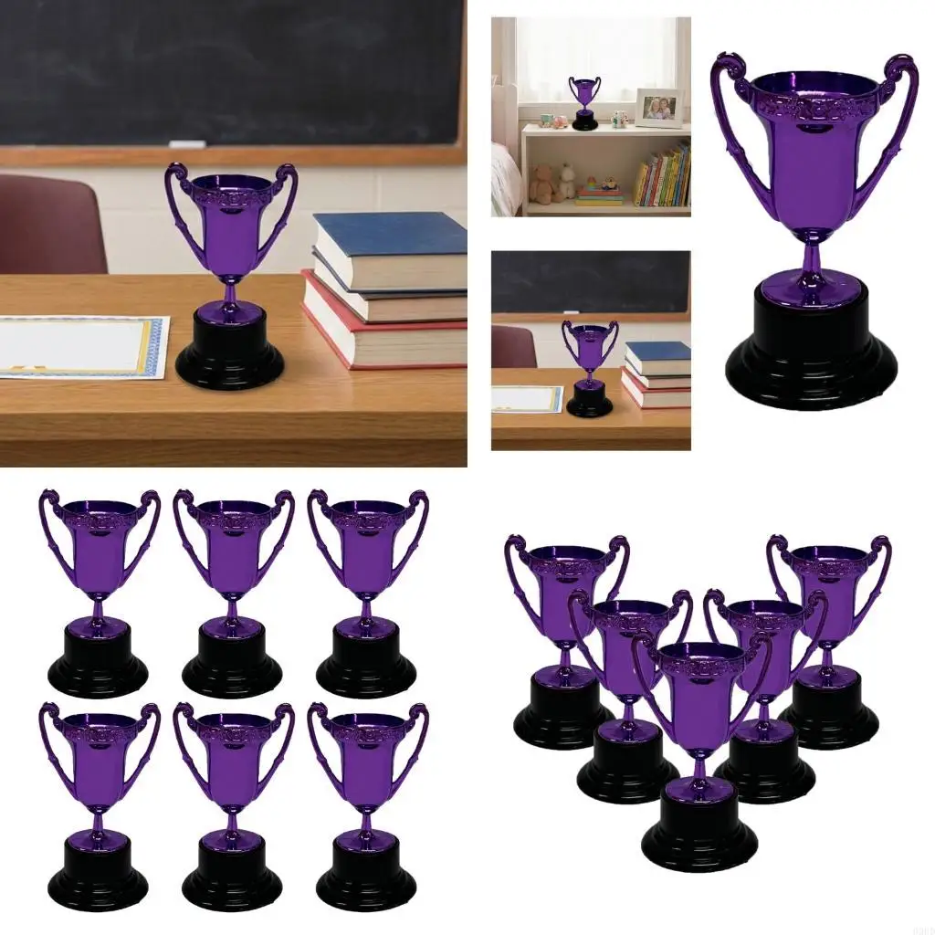 

6Pcs Competition Champions Award Trophies Sports Award Props Enduring 69HD
