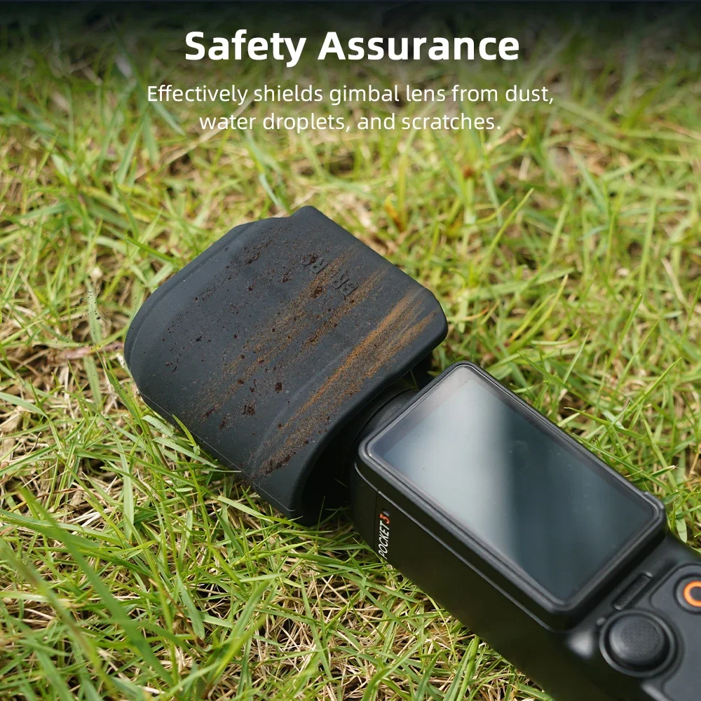 CoverJoy Lens Cap for DJI Pocket 3 Anti Scratch HD Clear Silicone Protective Cover Camera Accessories