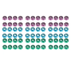 Tuercas de tornillo de eje para monopatín, accesorios de Hardware para Longboard, 72 piezas