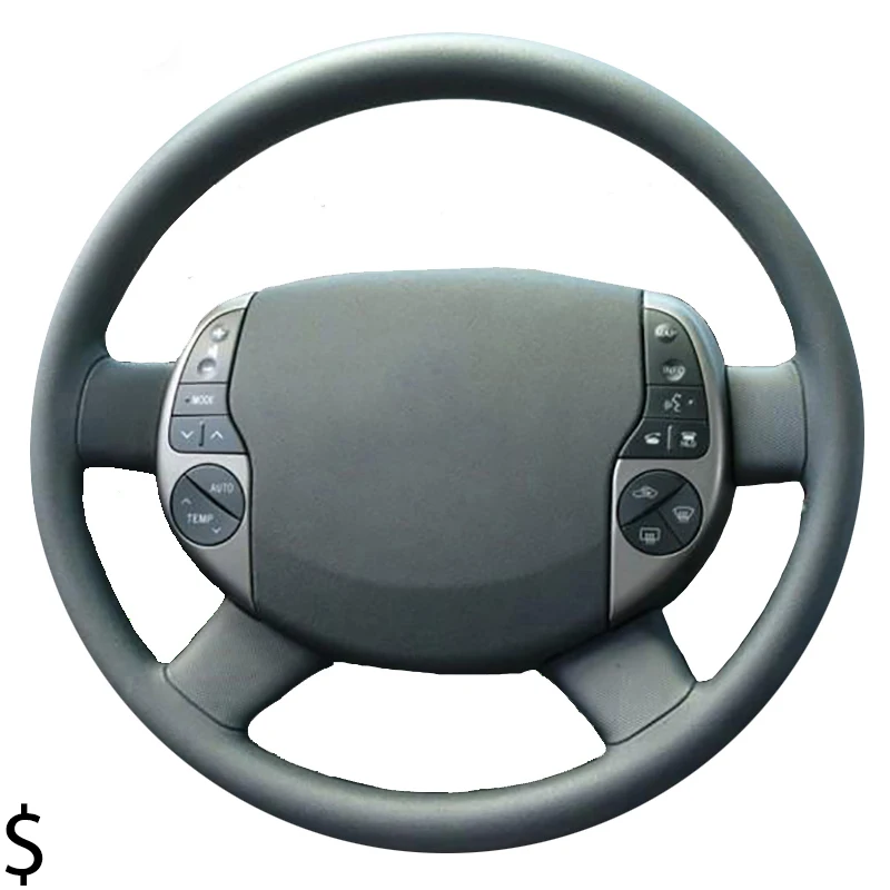 

Customized Braiding Cover For Car Steering Wheel For Toyota Prius 20(XW20) 2004 2005 2006 2007 2008 2009 Leather Steering Wrap